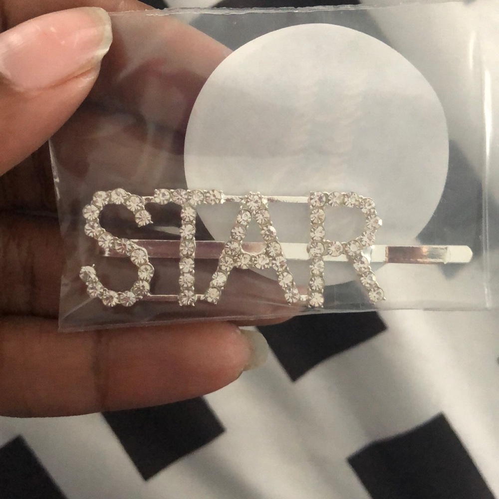Star Rhinestone Hair Clip